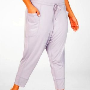 🆕️ BNWT Fabletics soft jogger plus size 2X  pockets & drawstring 💜